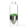 Bottiglia d&#39;acqua in vetro per prodotti caldi da 500 ml con custodia in silicone